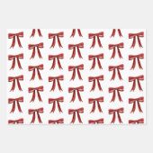 Waterverf Plaid Lint Krans Kerstmis Inpakpapier Vel (Voorkant 2)