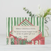  Waterverf plakboek kerst Feestdagenkaart (Staand voorkant)