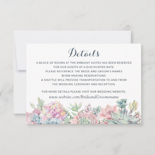 Waterverf plakken plakken plakken: Kaart invoegen (Voorkant)