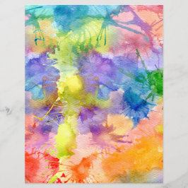 Waterverf plakt papier