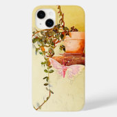 Waterverf Plant en vlinder Case-Mate iPhone Case (Achterkant)