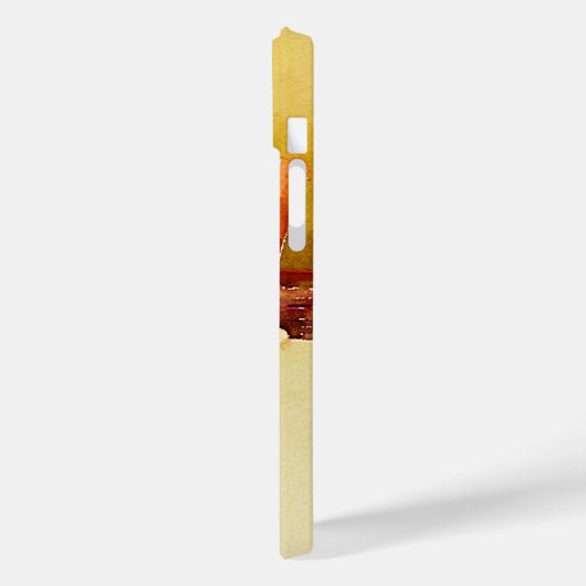 Waterverf Plant en vlinder Case-Mate iPhone Case (Achterkant / Links)