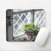 Waterverf  Plant in het venster Muismat (Met muis)