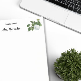 Waterverf Plant modern van het bureau van Sticky Post-it® Notes