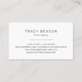 Waterverf Plant Visitekaartje (Achterkant)