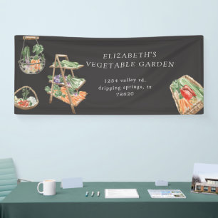 Waterverf Plantaardige Boerderij Boeren Markt Spandoek