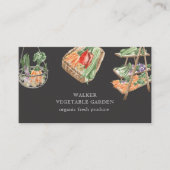 Waterverf Plantaardige Tuin Visitekaartje (Voorkant)