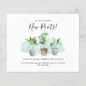 Waterverf Planten Nieuwe routines Aankondiging ver (Voorkant)