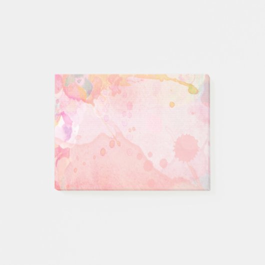Waterverf plastic in pastels post-it® notes (Voorkant)