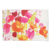 Waterverf platte kalk kussensloop (Voorkant)