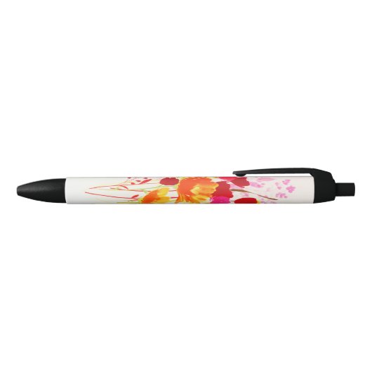 Waterverf platte kalk zwarte inkt pen (Bovenkant)