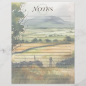 Waterverf Plattelandplanner Pagina (Achterkant)