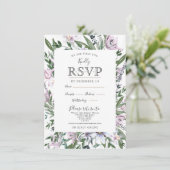  waterverf pleitbezorger voor florale  kaart (Staand voorkant)