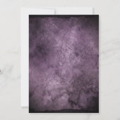 Waterverf Plum Flower Halloween Kaart (Achterkant)