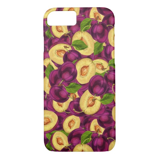 Waterverf Plums Case-Mate iPhone Case (Achterkant)