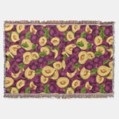 Waterverf Plums Deken (Voorkant)