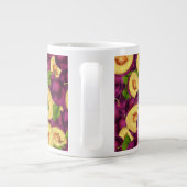 Waterverf Plums Grote Koffiekop (Achterkant)