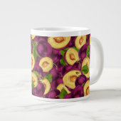 Waterverf Plums Grote Koffiekop (Voorkant rechts)