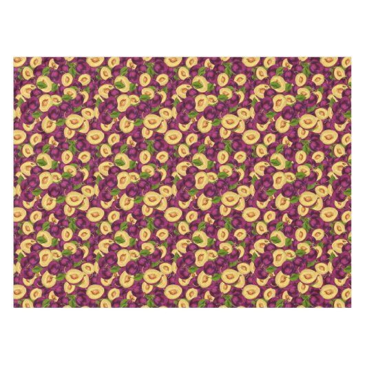 Waterverf Plums Tafelkleed (Voorkant (Horizontaal))
