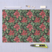 Waterverf Poinsettia bloem kerst Tissuepapier (Craft)