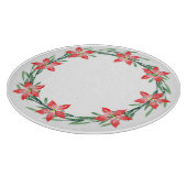 Waterverf Poinsettia laat Wreator Snijplank (Hoek)