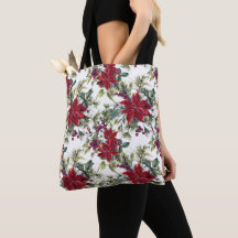 Waterverf Poinsettia Patroon