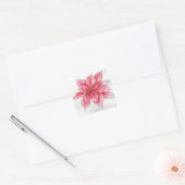 Waterverf Poinsettia Stickers (Envelop)