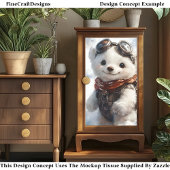 Waterverf Polar Beer Cub Explorer CD9 Decoupage Tissuepapier