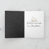 Waterverf Polar Beer met warme cacao Kaart (Binnen)