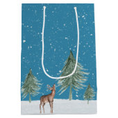 Waterverf Polar Beer met warme cacao Medium Cadeauzakje (Achterkant)