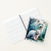 Waterverf Polar Beren Notitieboek (Binnen)