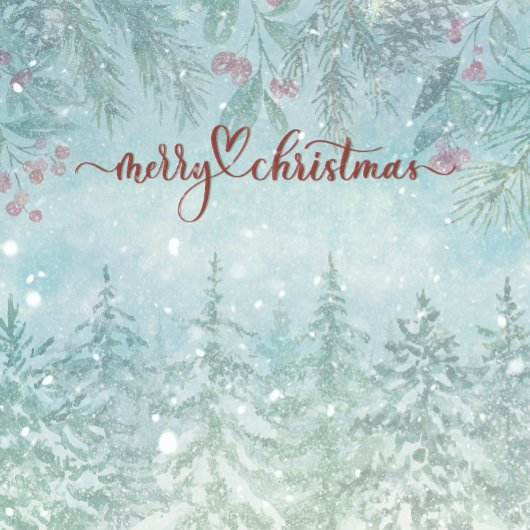 Waterverf Polar Beren Winterscène Kerstmis Kaart