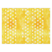 Waterverf Polka Dot - Aardgeel en wit (1) Tafelkleed (Voorkant (Horizontaal))
