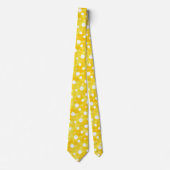 Waterverf Polka Dot - Aardgeel en wit (2) Stropdas (Voorkant)