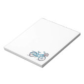 Waterverf Polka Dot Bicycle Notitieblok (Linkerzijde)