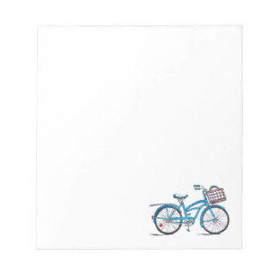 Waterverf Polka Dot Bicycle Notitieblok