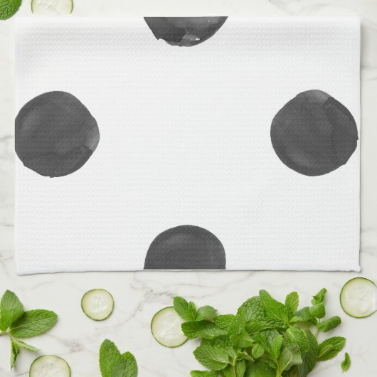 Waterverf Polka Dot Kitchen Towels Theedoek (Gevouwen)