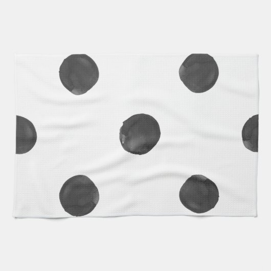 Waterverf Polka Dot Kitchen Towels Theedoek (Horizontaal)