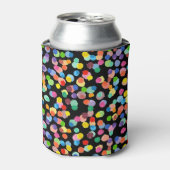Waterverf Polka Dot, Paasachtergrond. Blikjeskoeler (Blikje Voorkant)