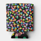 Waterverf Polka Dot, Paasachtergrond. Blikjeskoeler (Achterkant)