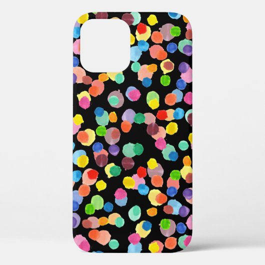 Waterverf Polka Dot, Paasachtergrond. Case-Mate iPhone Case (Achterkant)