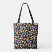 Waterverf Polka Dot, Paasachtergrond. Tote Bag (Achterkant)