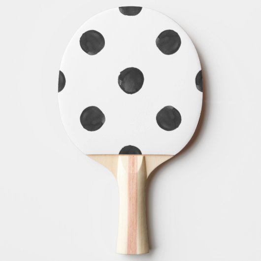 Waterverf Polka Dot Ping Pong Paddle Tafeltennisbatje (Voorkant)