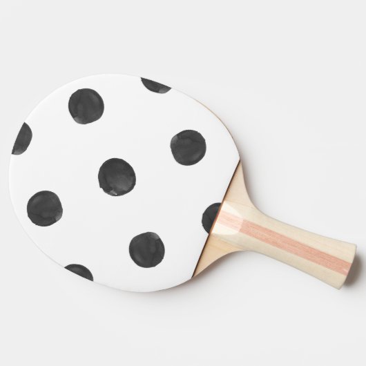 Waterverf Polka Dot Ping Pong Paddle Tafeltennisbatje (Zijkant)