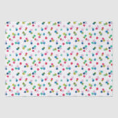 Waterverf Polka Dot Poms Tissuepapier (Voorkant)