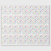 Waterverf Polka Dots Cadeaupapier (Vlak)