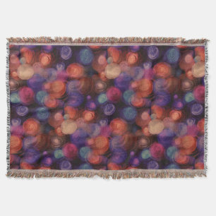 Waterverf Polka Dots Pattern + uw ideeën Deken