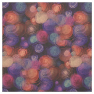 Waterverf Polka Dots Pattern + uw ideeën Stof