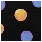 Waterverf polka dots stof (Close Up)