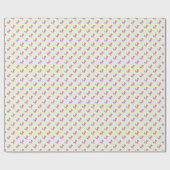 Waterverf Polka Dots Strandballen Cadeaupapier (Vlak)